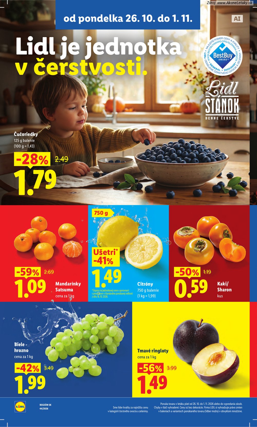 Leták Lidl (26. 10. – 1. 11. 2026) - strana 12 z 107