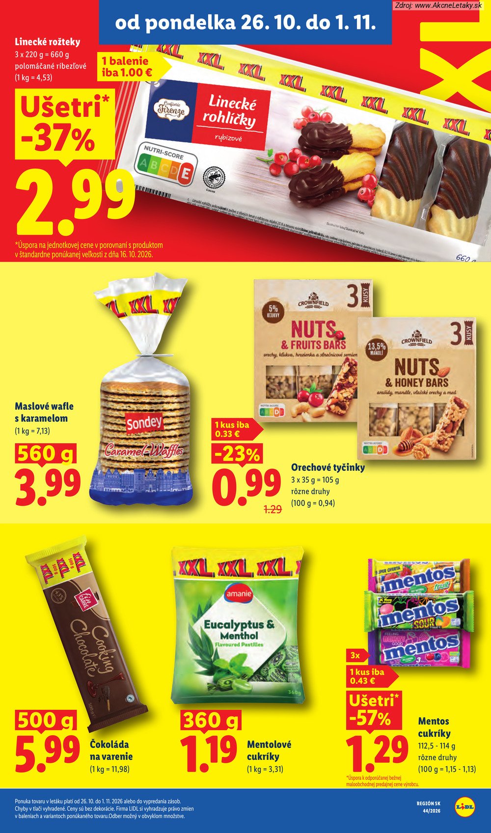 Leták Lidl (26. 10. – 1. 11. 2026) - strana 35 z 107
