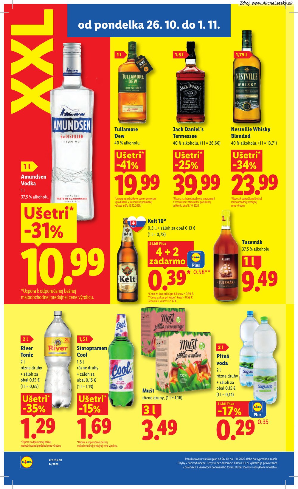 Leták Lidl (26. 10. – 1. 11. 2026) - strana 38 z 107