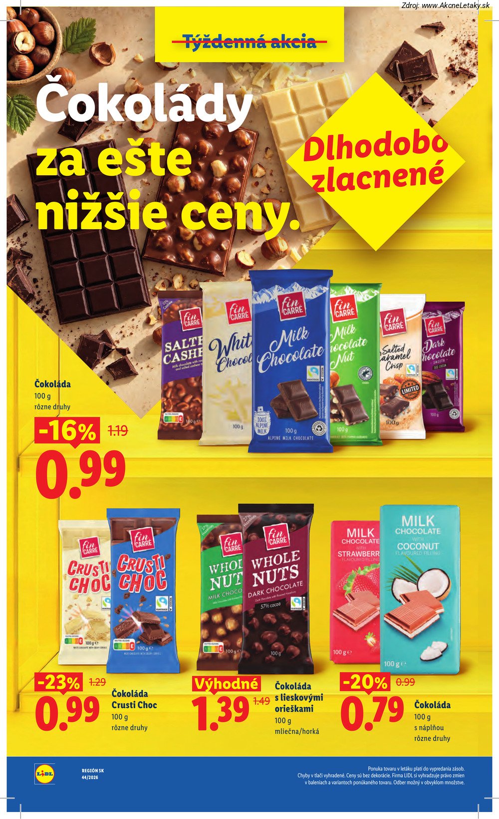 Leták Lidl (26. 10. – 1. 11. 2026) - strana 4 z 107