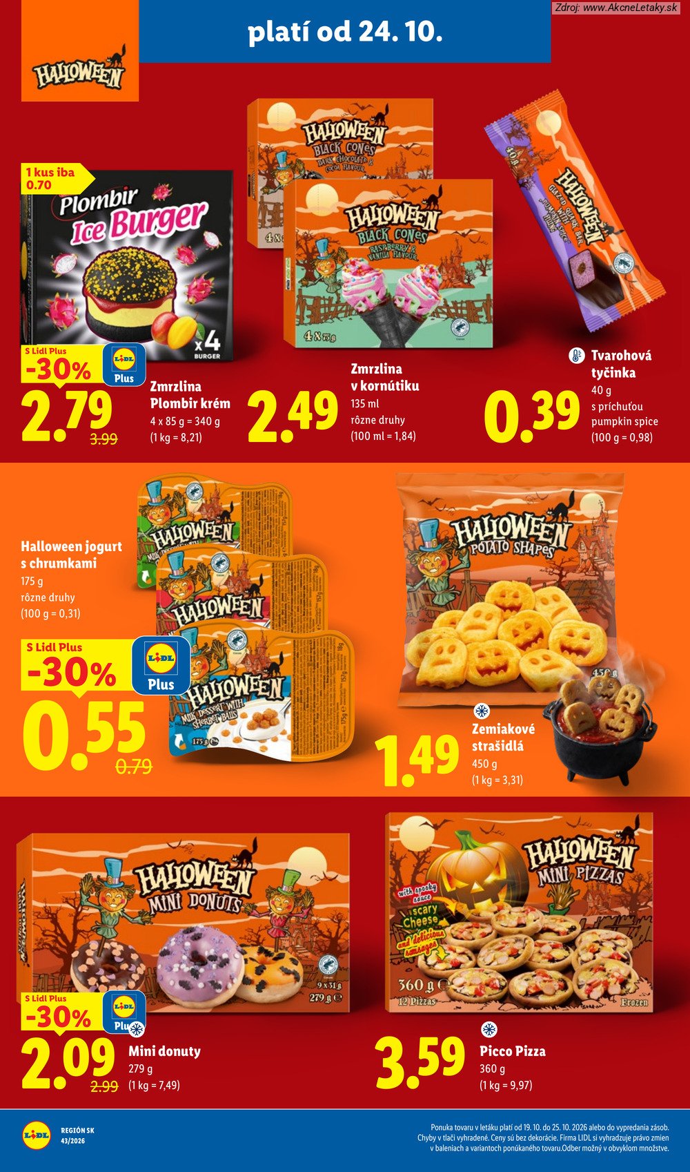 Leták Lidl (26. 10. – 1. 11. 2026) - strana 43 z 107