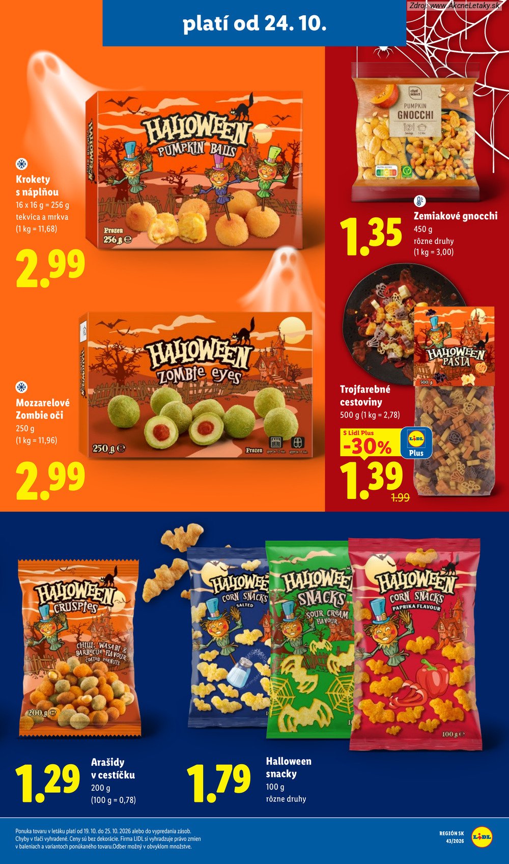 Leták Lidl (26. 10. – 1. 11. 2026) - strana 44 z 107