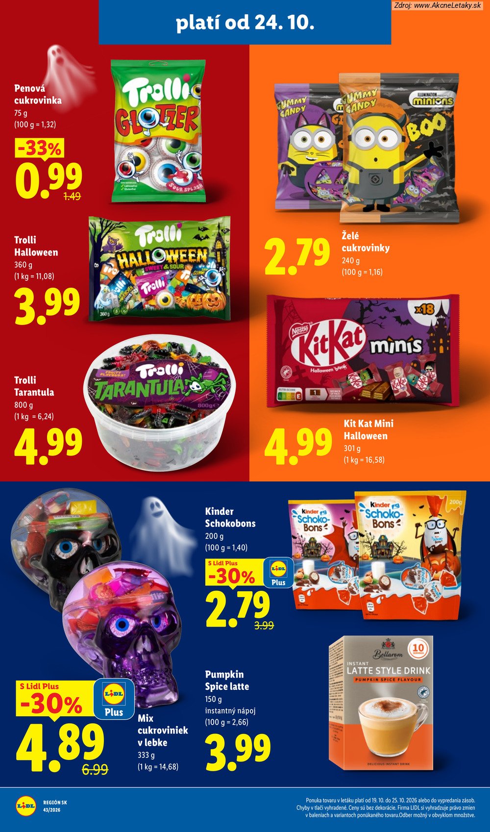 Leták Lidl (26. 10. – 1. 11. 2026) - strana 45 z 107