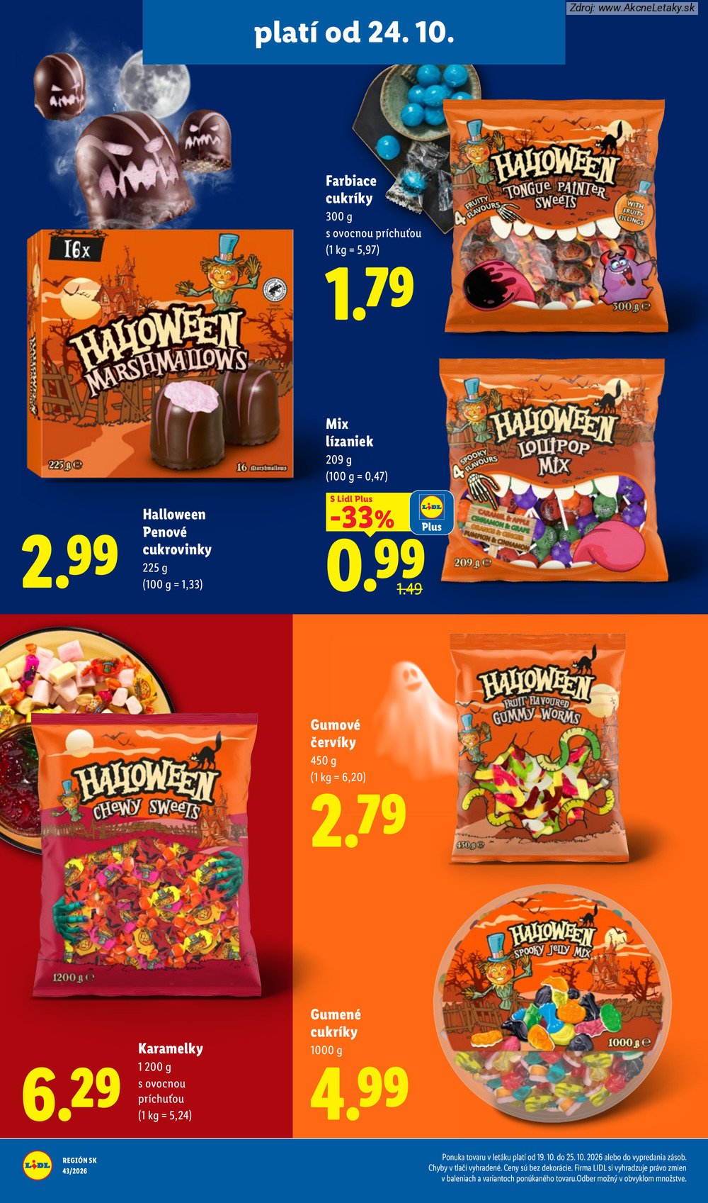 Leták Lidl (26. 10. – 1. 11. 2026) - strana 47 z 107
