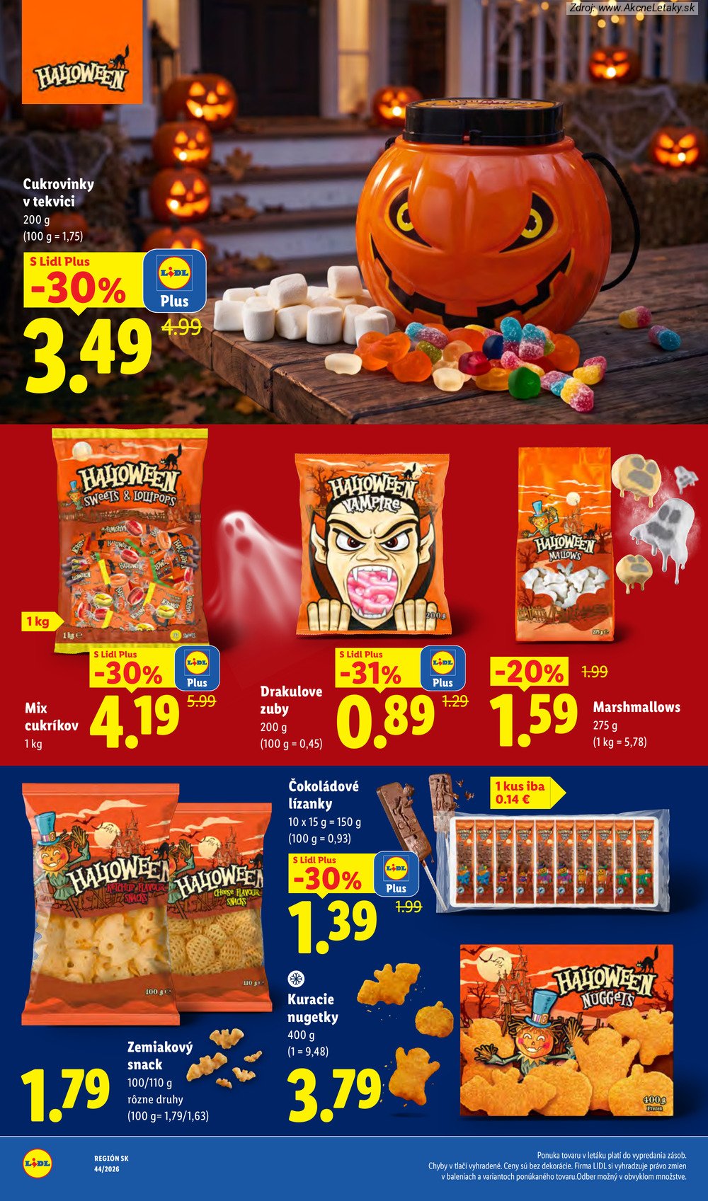 Leták Lidl (26. 10. – 1. 11. 2026) - strana 48 z 107