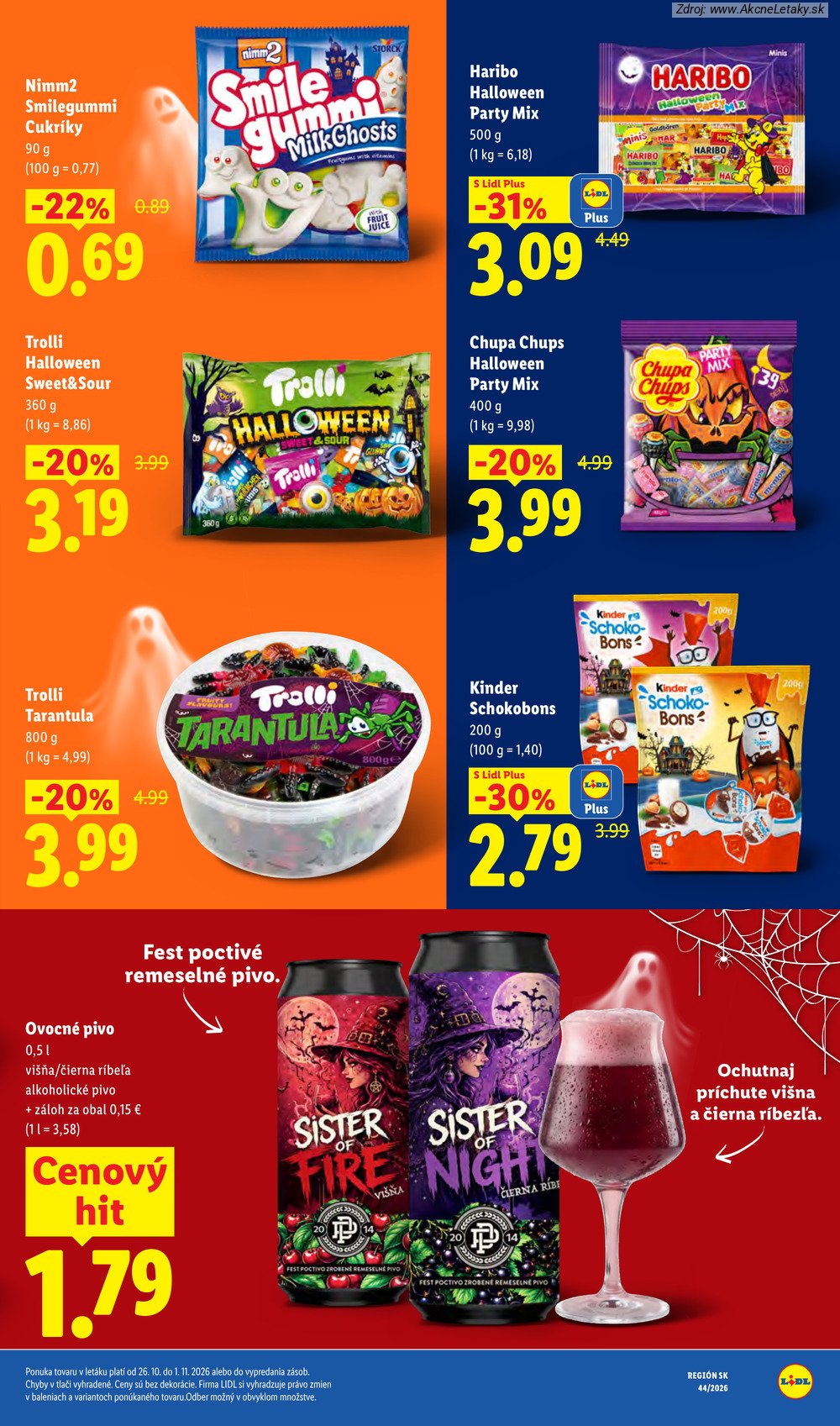 Leták Lidl (26. 10. – 1. 11. 2026) - strana 49 z 107