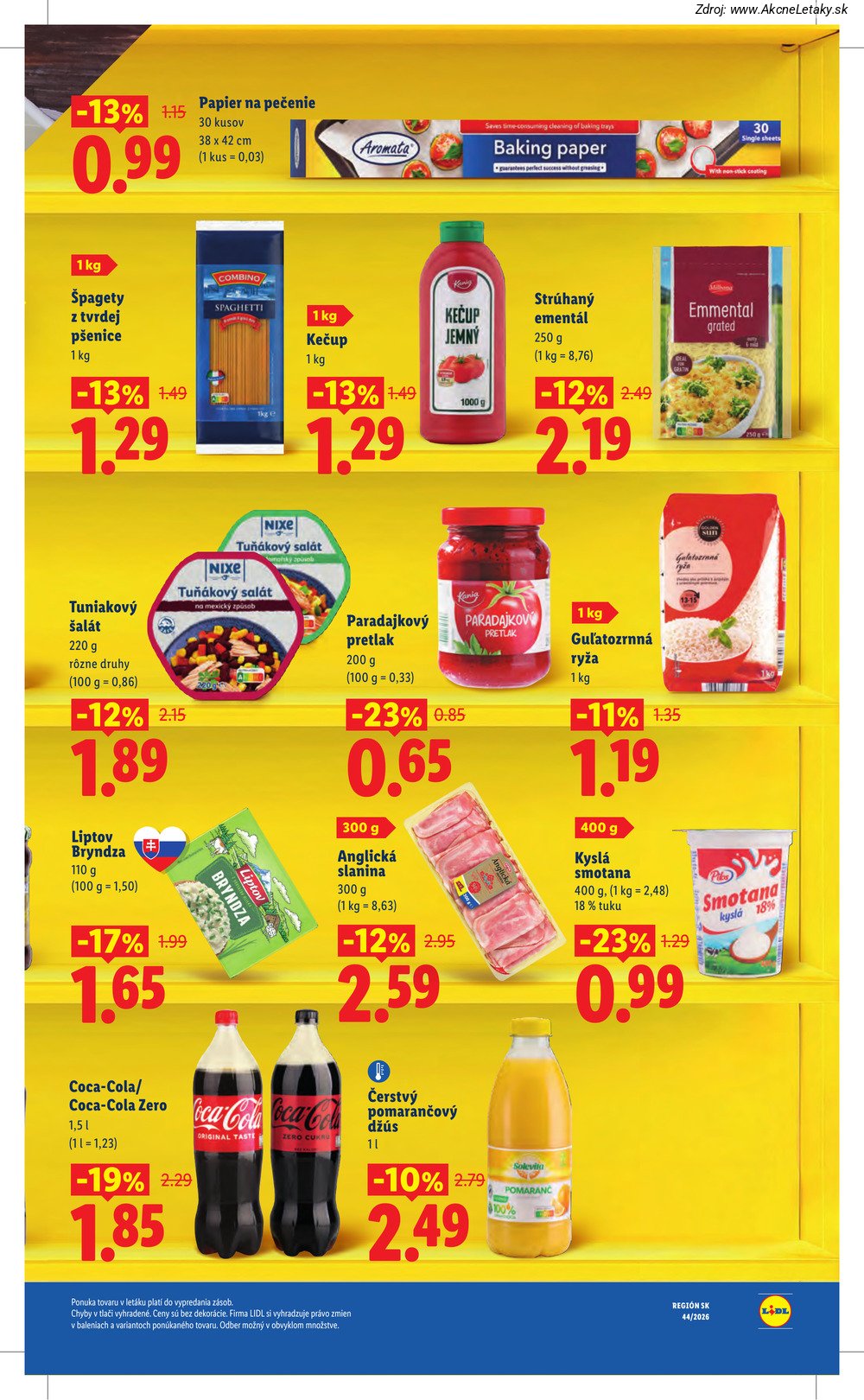 Leták Lidl (26. 10. – 1. 11. 2026) - strana 7 z 107
