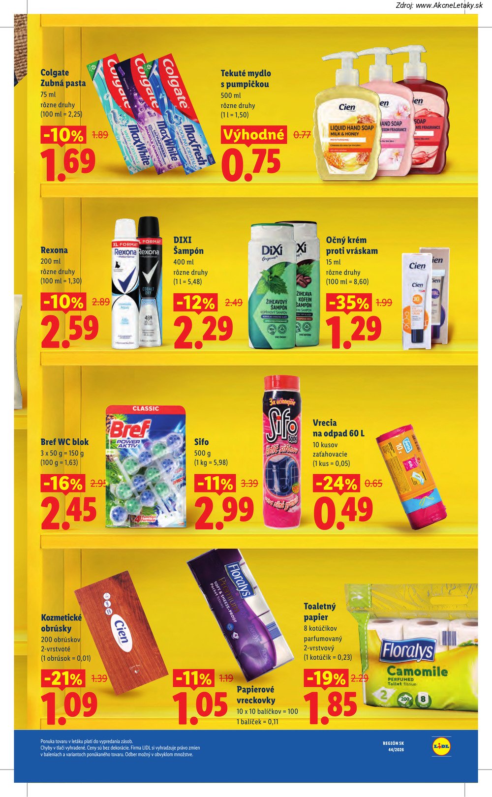 Leták Lidl (26. 10. – 1. 11. 2026) - strana 9 z 107