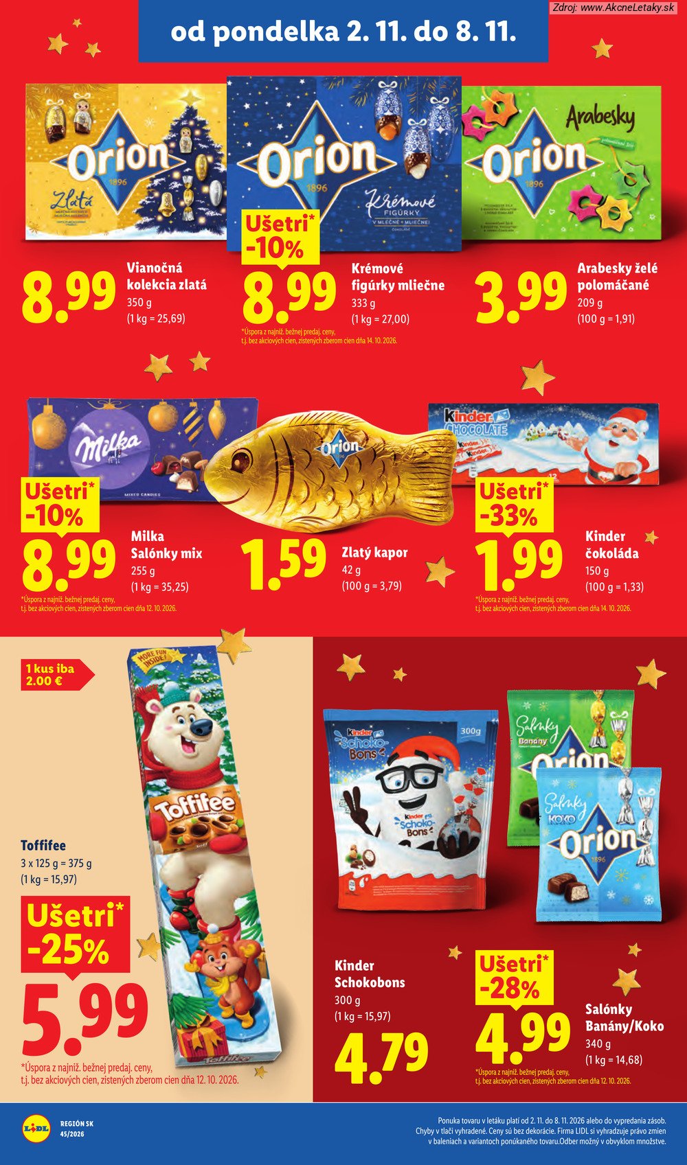 Strana 3 - leták Lidl (2. 11. - 8. 11. 2026)