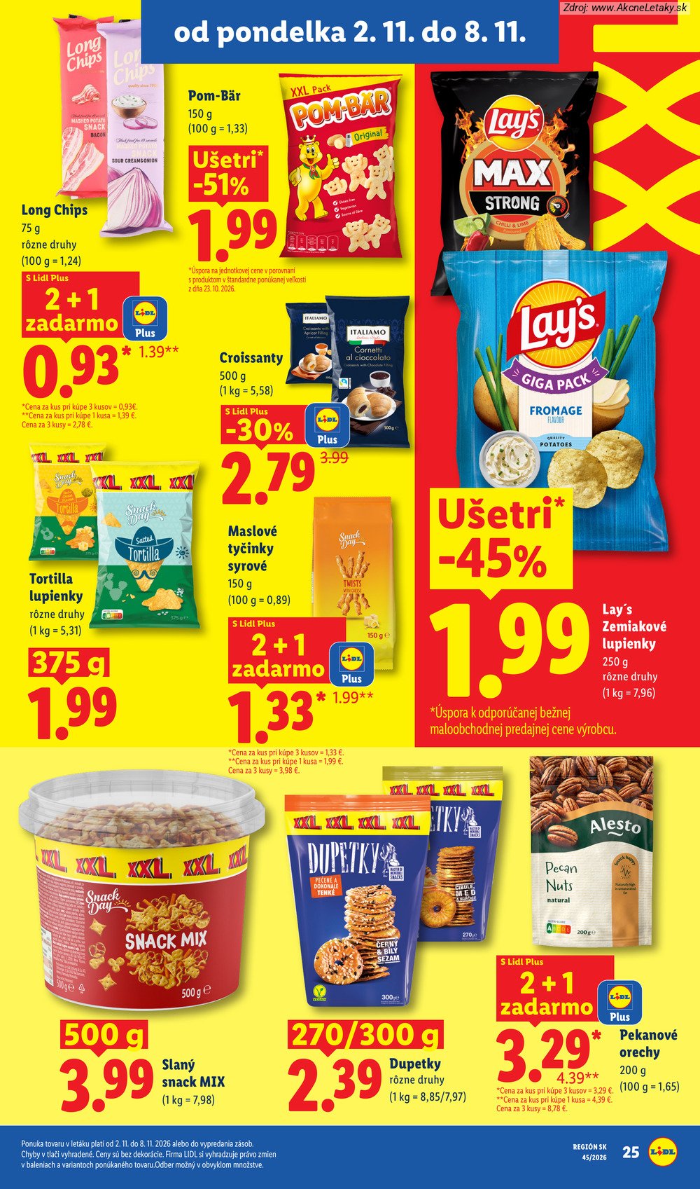 Strana 1 - leták Lidl (2. 11. - 8. 11. 2026)