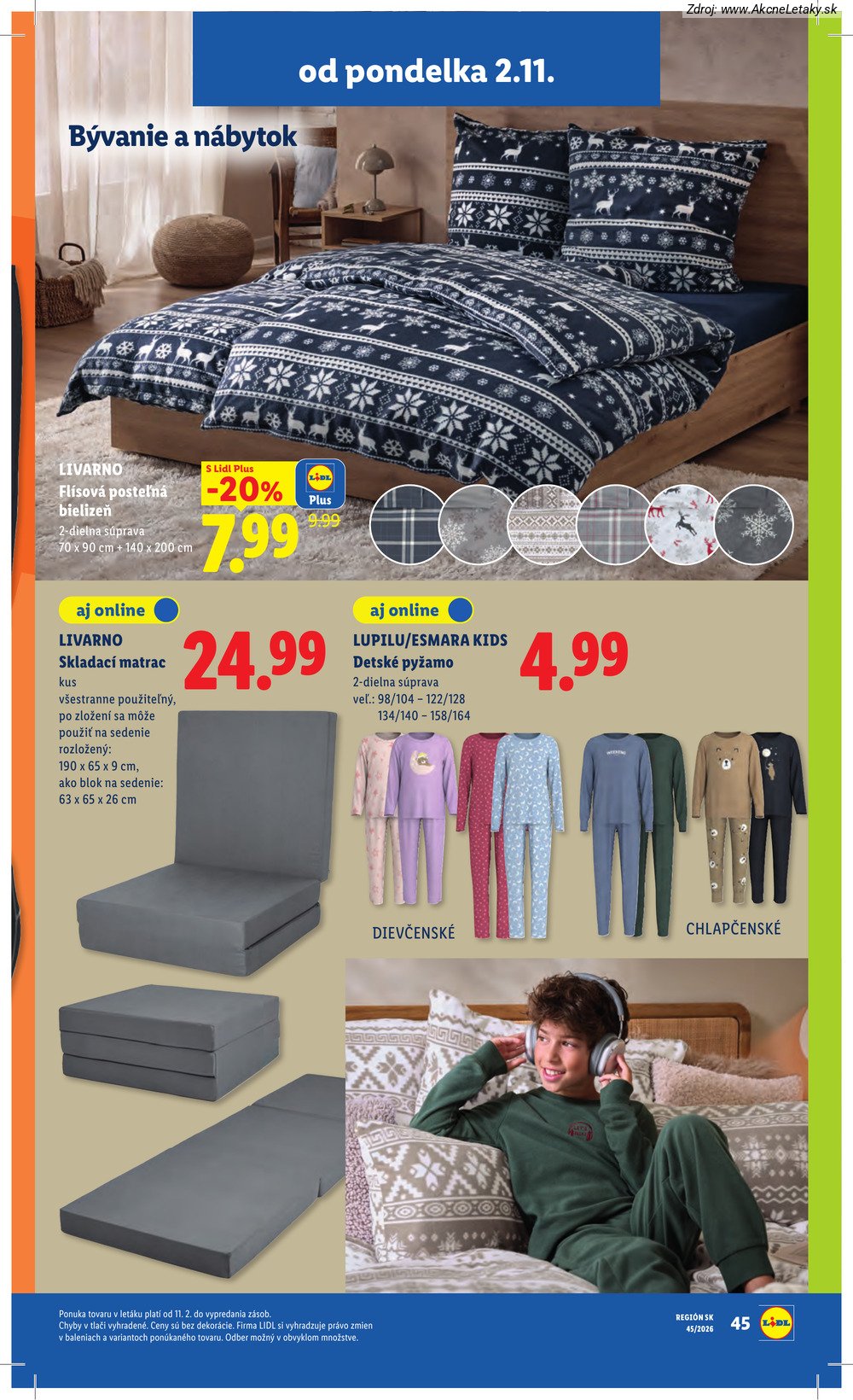 Strana 2 - leták Lidl (2. 11. - 8. 11. 2026)