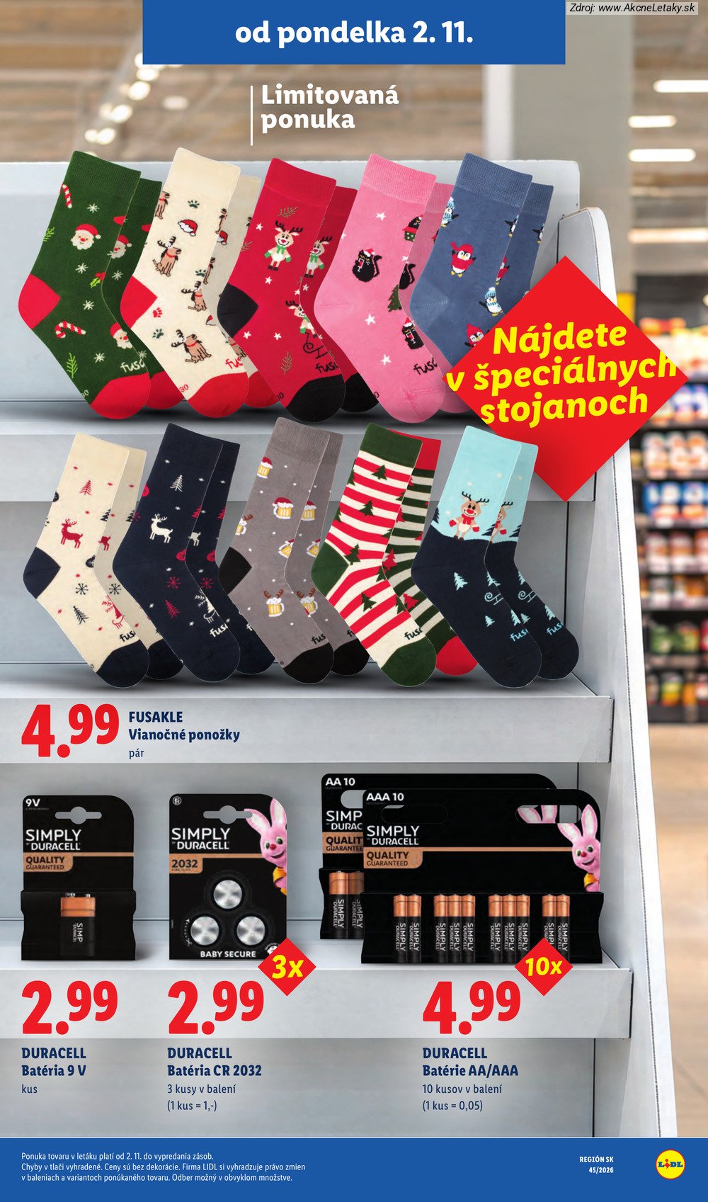 Strana 3 - leták Lidl (2. 11. - 8. 11. 2026)