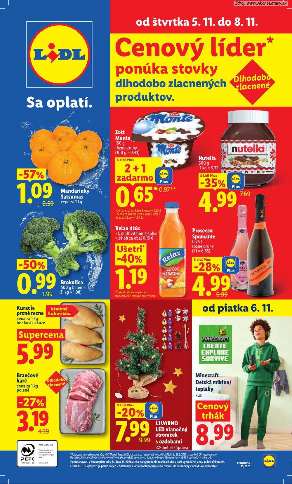 Strana 4 - leták Lidl (5. 11. - 8. 11. 2026)