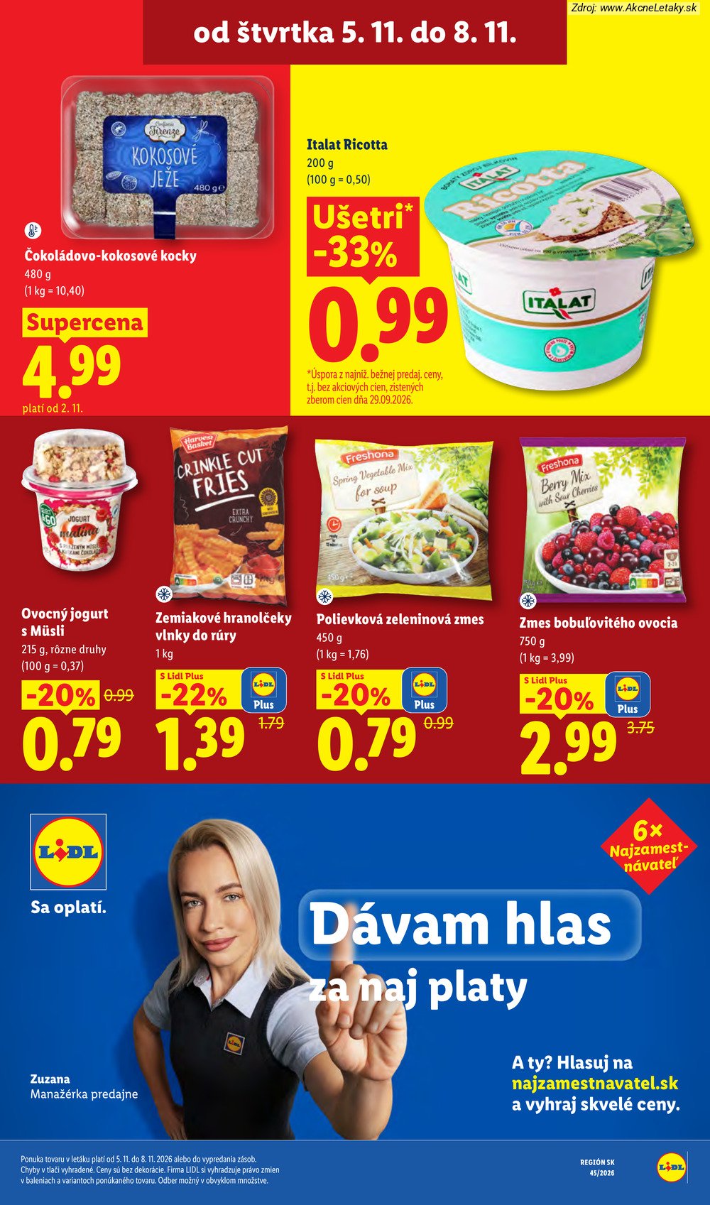 Strana 3 - leták Lidl (5. 11. - 8. 11. 2026)