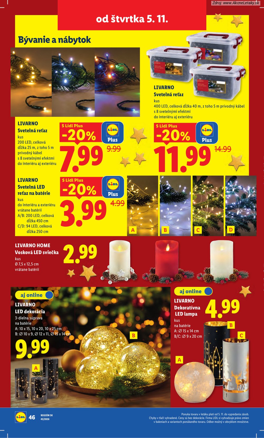 Strana 3 - leták Lidl (5. 11. - 8. 11. 2026)