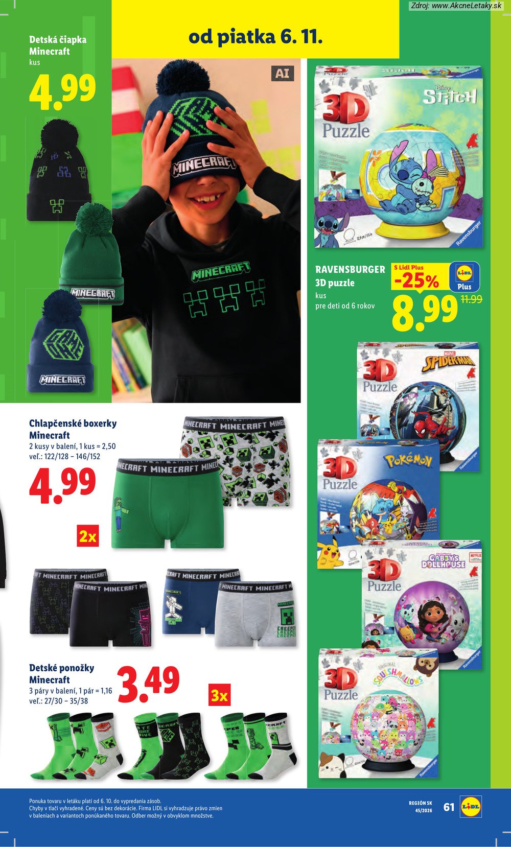 Strana 6 - leták Lidl (6. 11. - 8. 11. 2026)