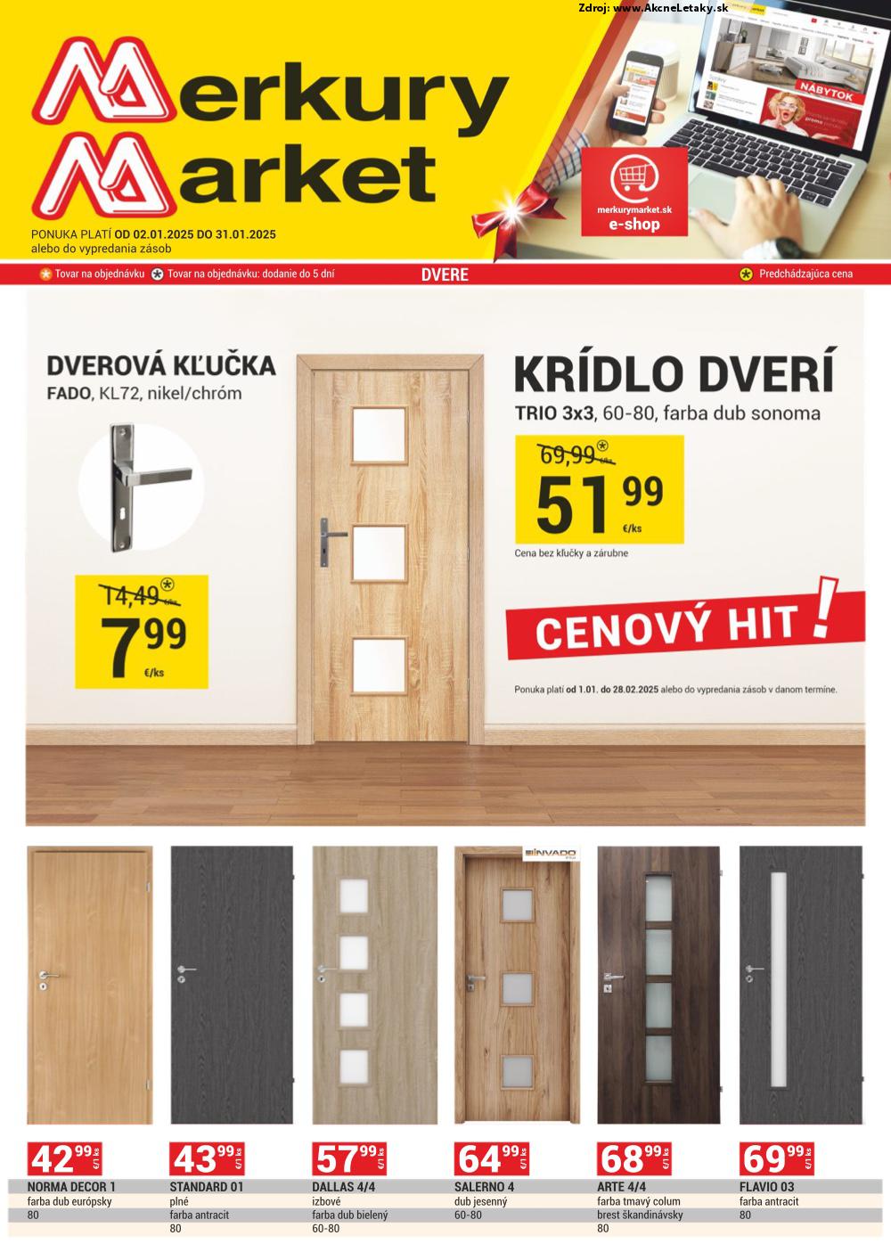 Leták Merkury Market - strana 1