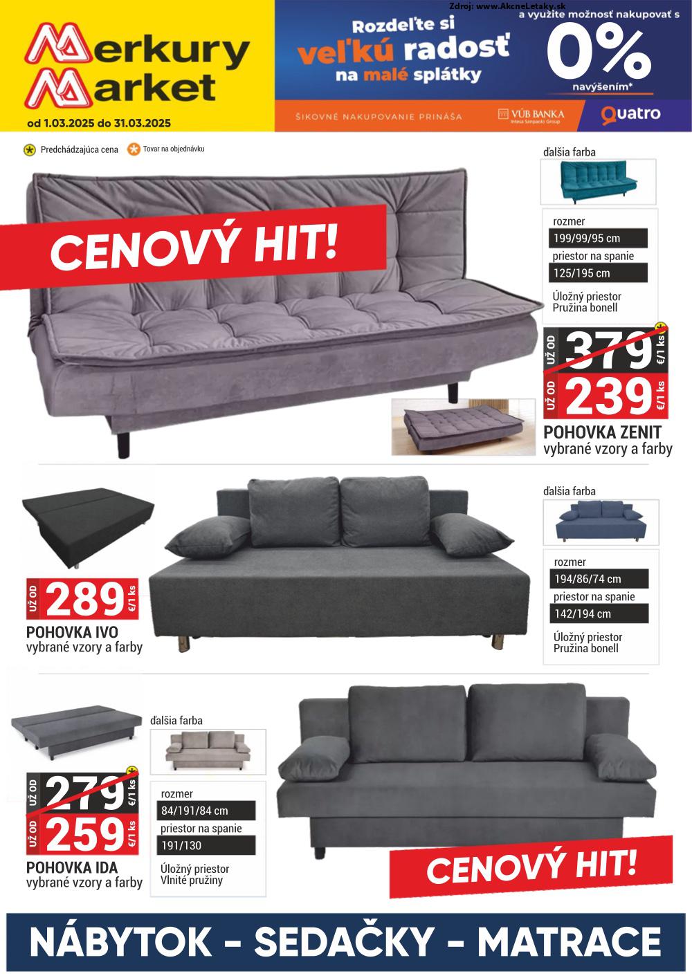 Leták Merkury Market (1. 3. - 31. 3. 2025) - strana 1 z 26