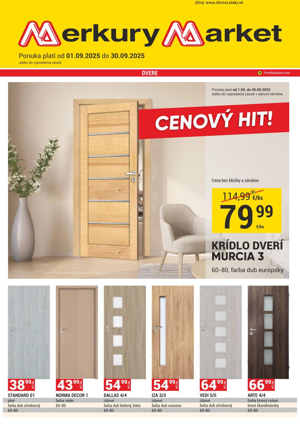Leták Merkury Market - strana 1