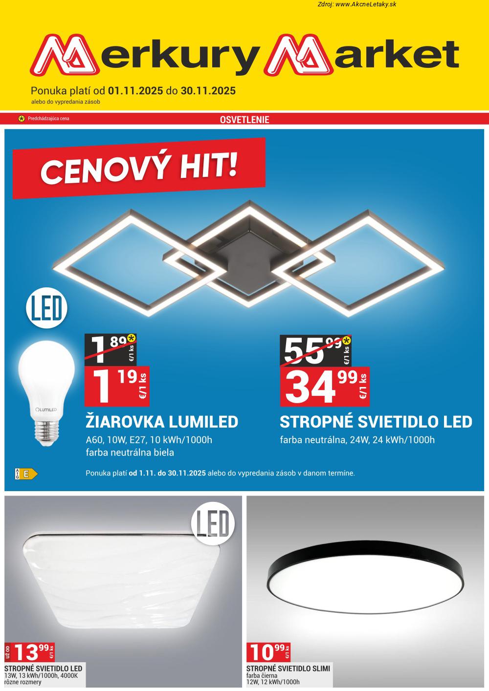 Leták Merkury Market - strana 1