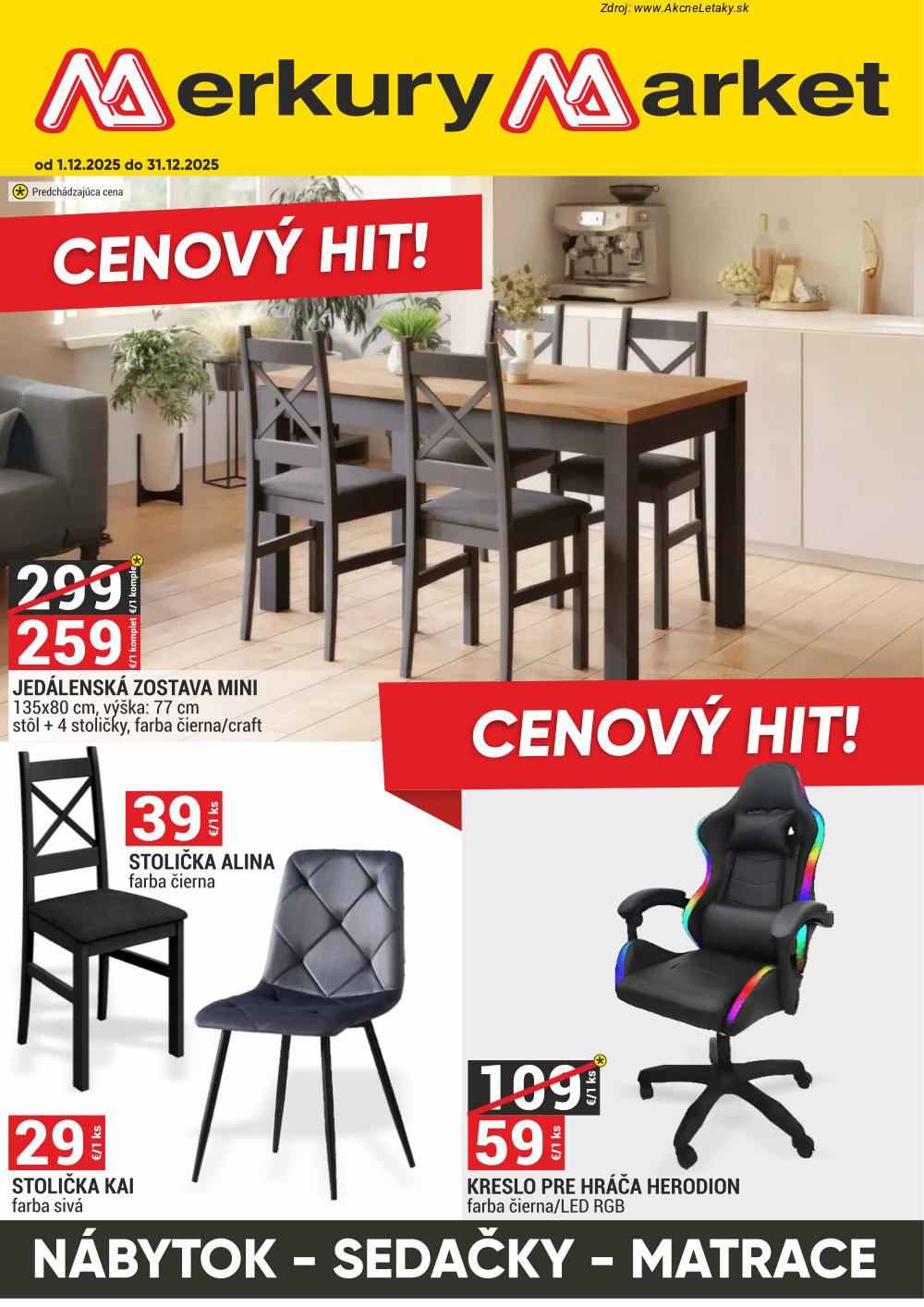 Leták Merkury Market - strana 1