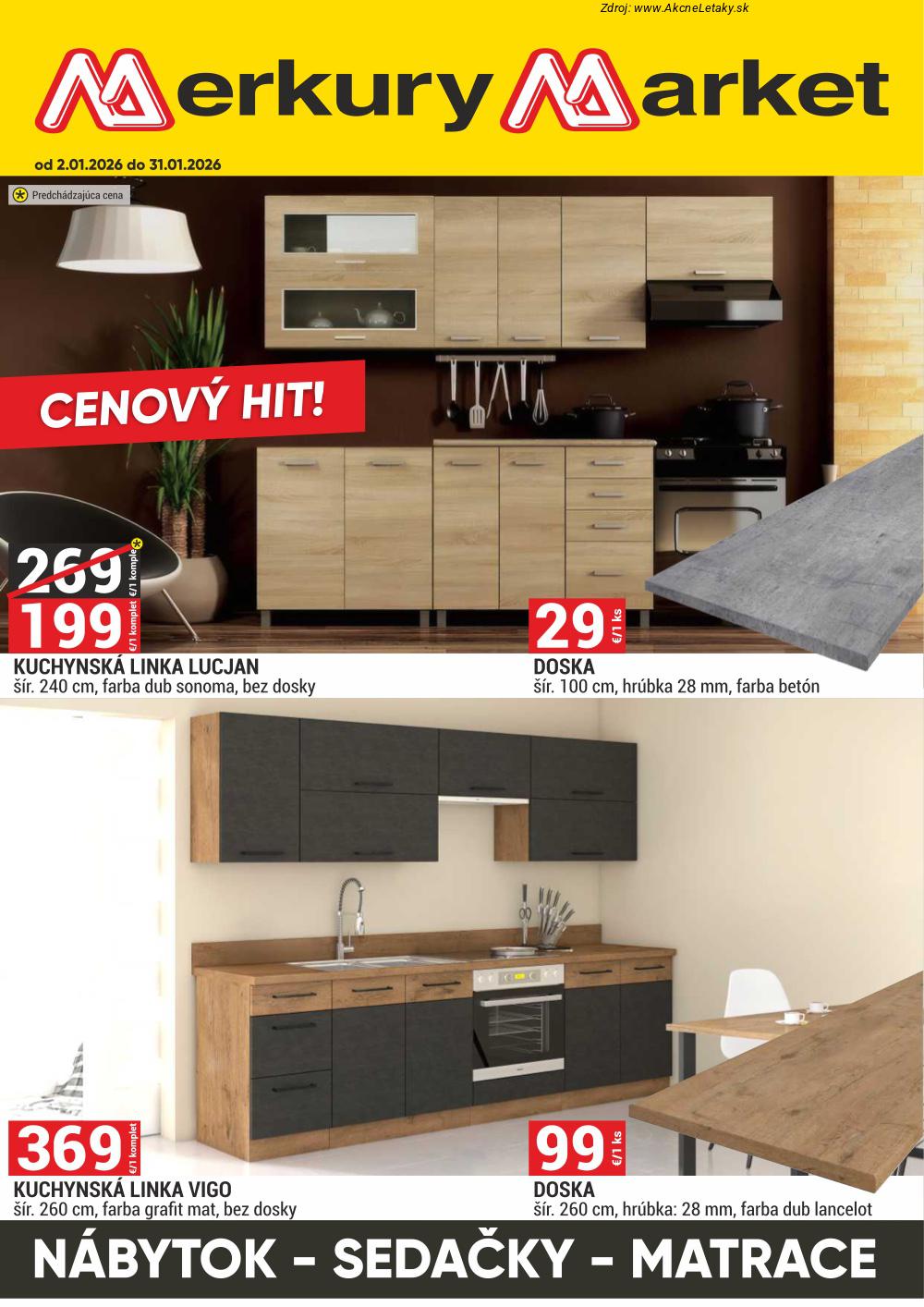 Leták Merkury Market - strana 1