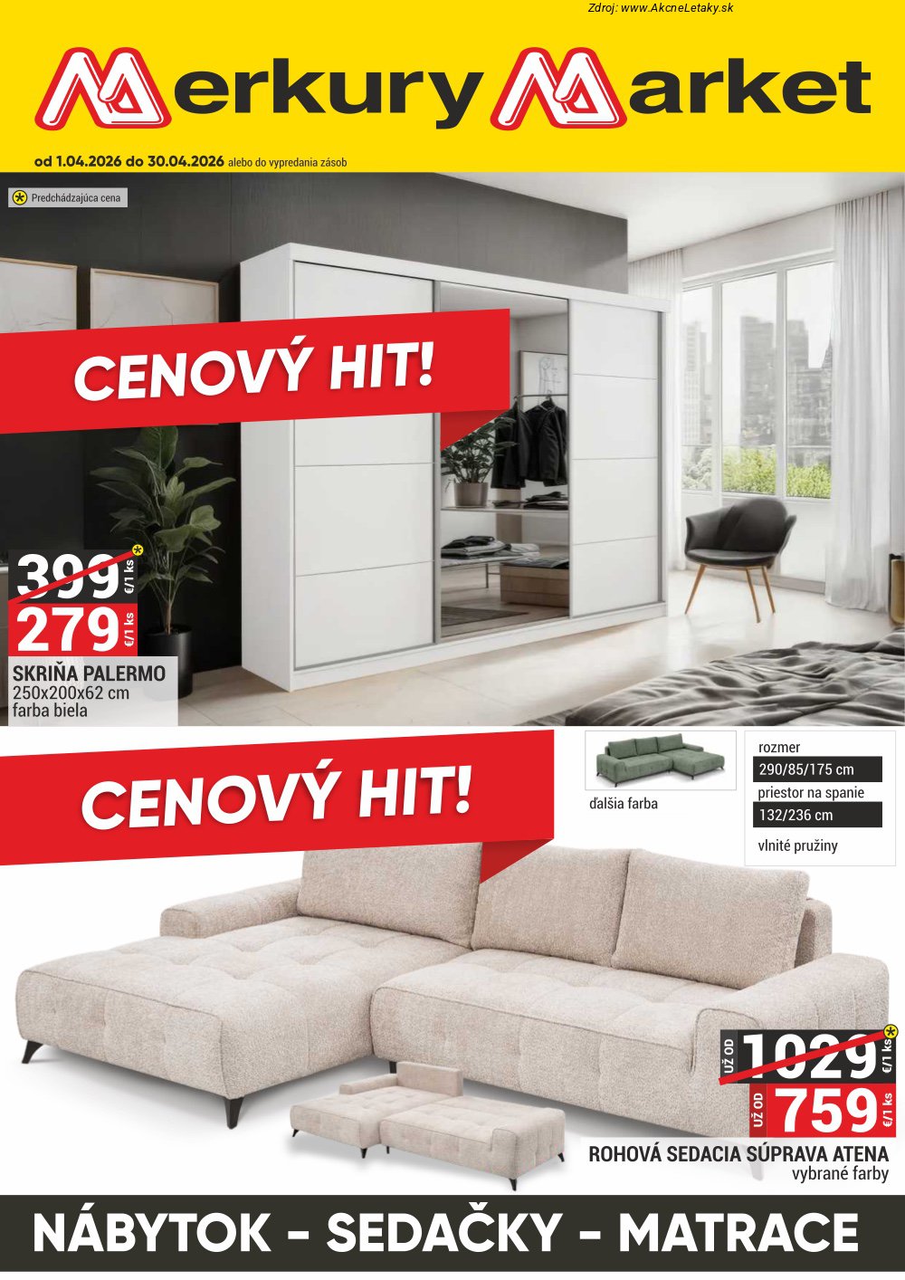 Leták Merkury Market - strana 1