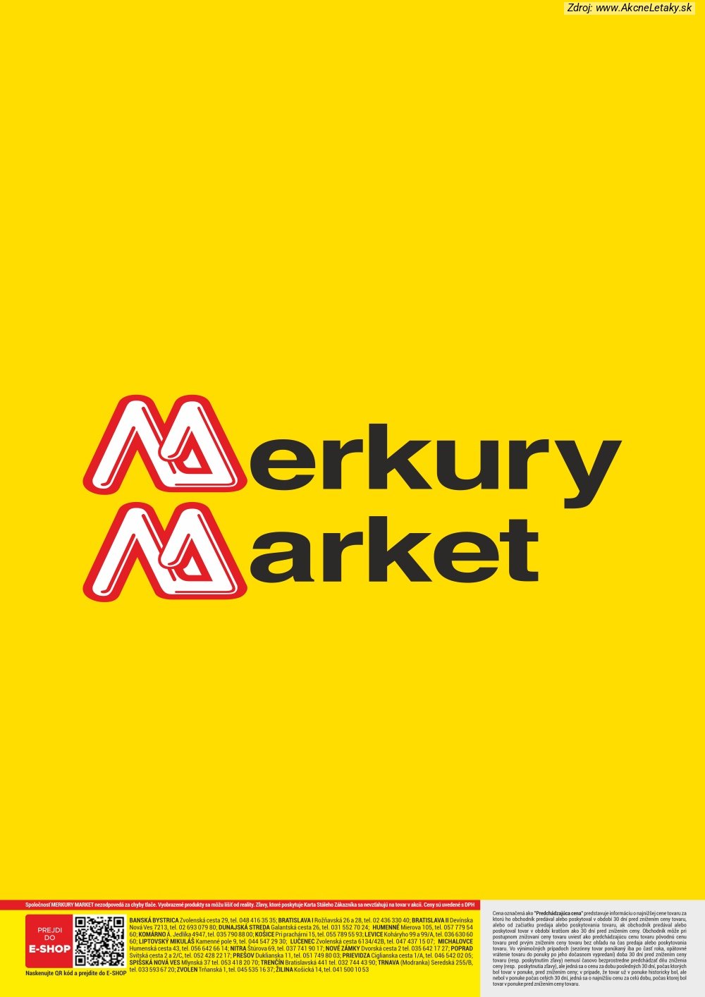 Leták Merkury Market (1. 8. - 31. 8. 2026) - strana 38 z 38
