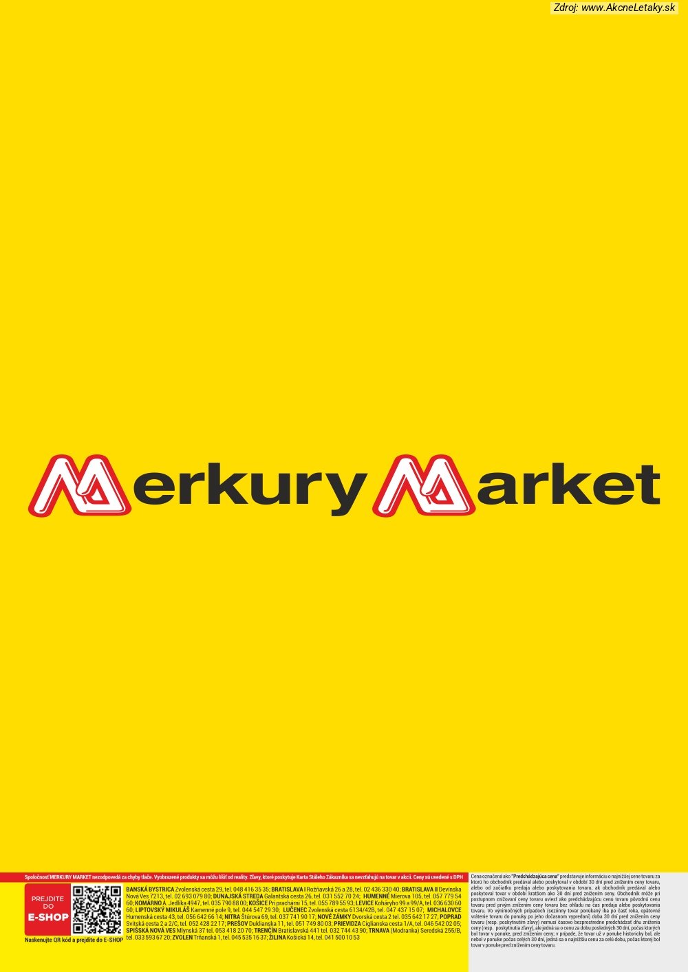 Leták Merkury Market (1. 8. - 31. 8. 2026) - strana 10 z 10