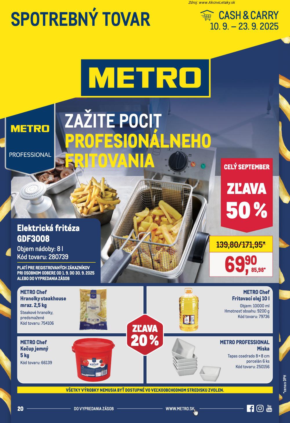 Leták METRO - strana 1