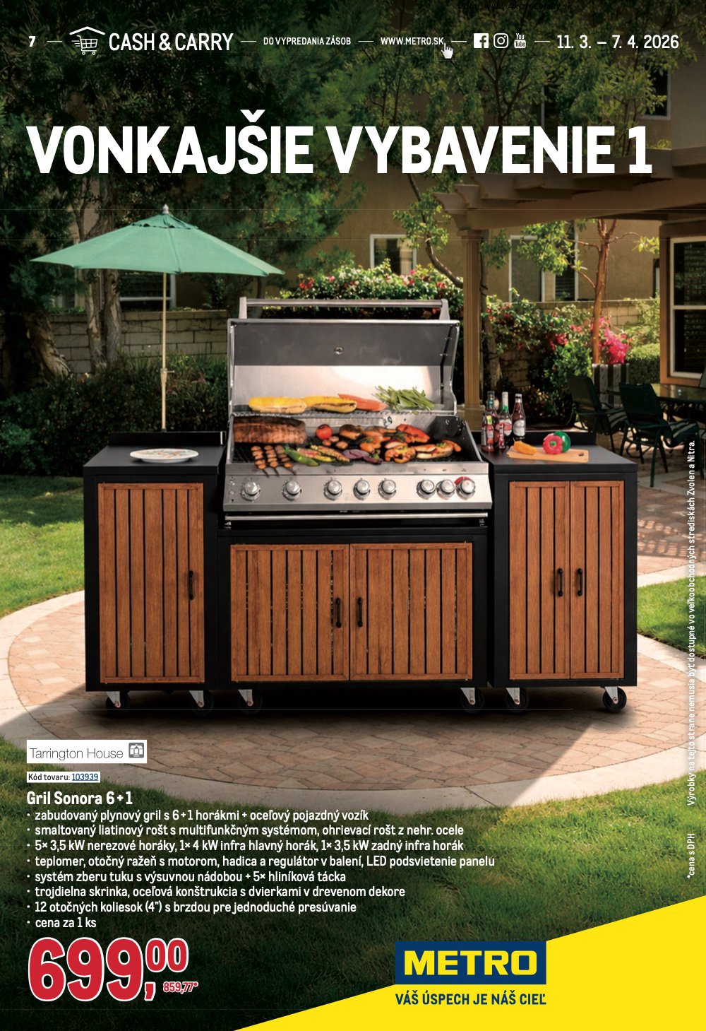 Leták METRO (11. 3. - 7. 4. 2026) - strana 1 z 14