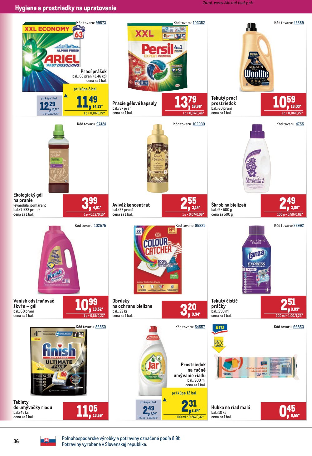 Leták METRO (11. 3. - 24. 3. 2026) - strana 36 z 40