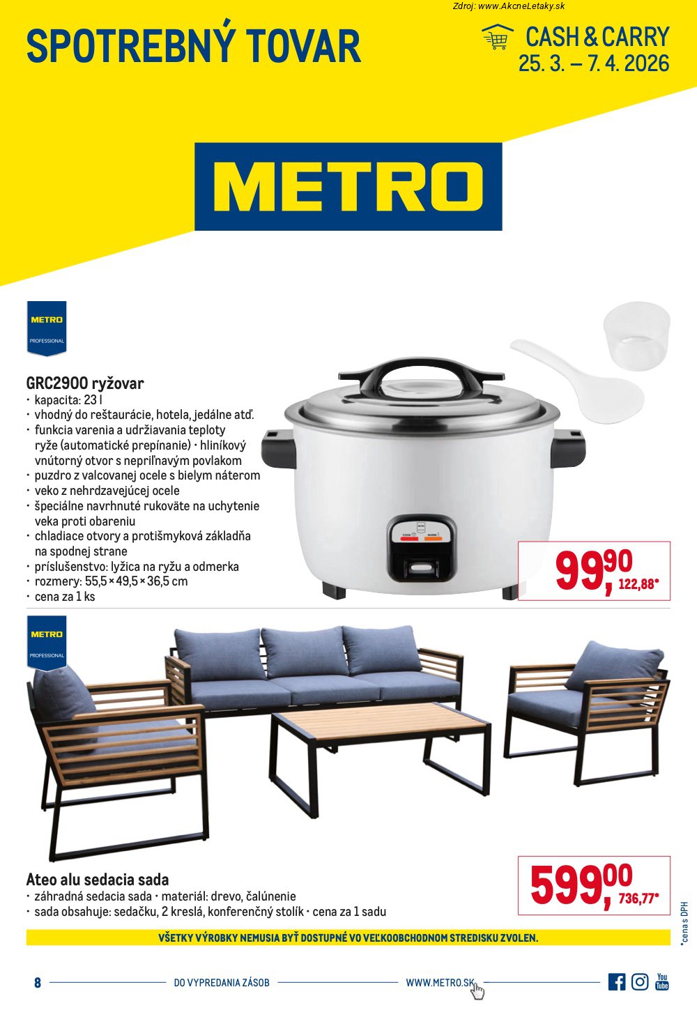 Leták METRO - strana 1