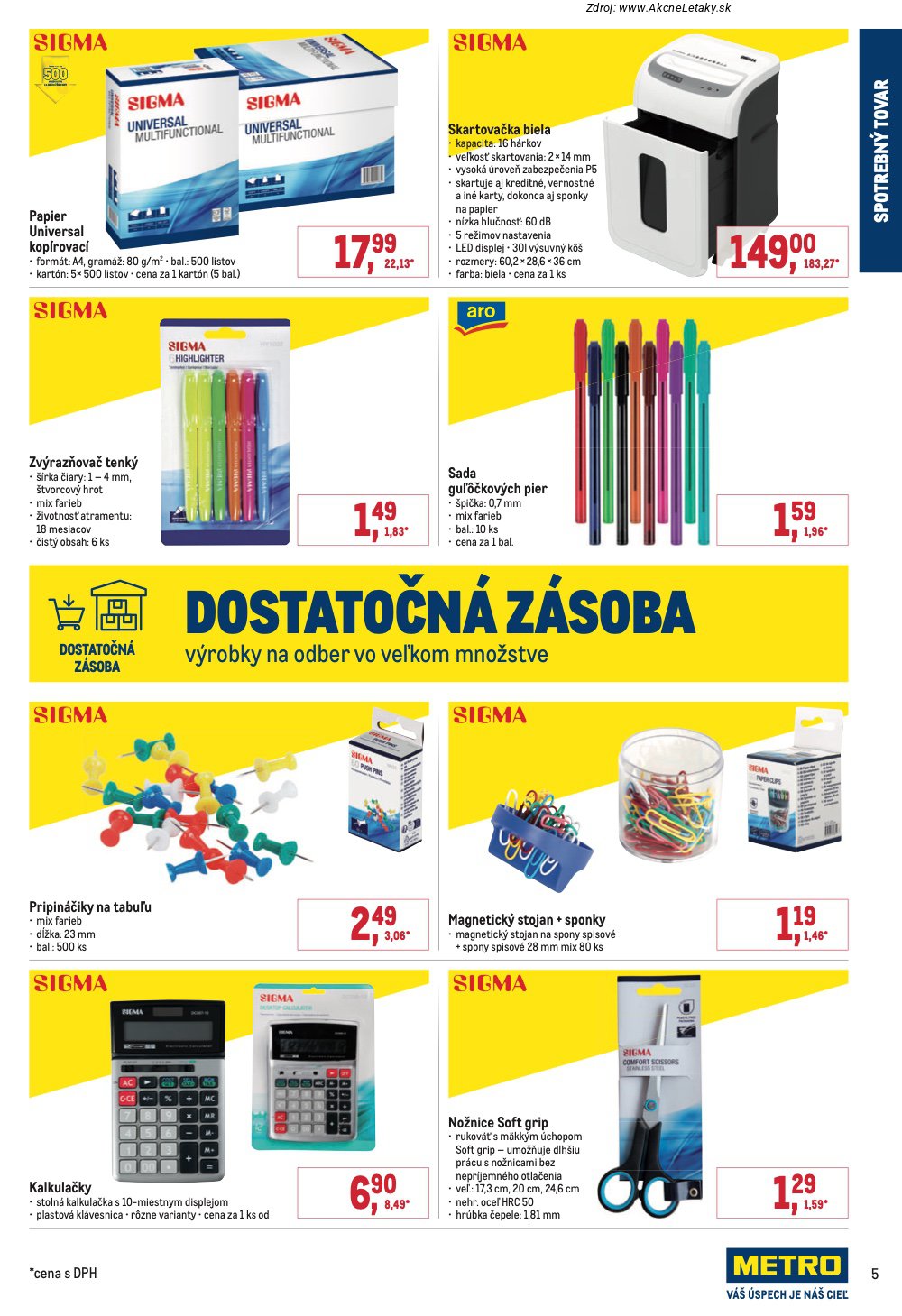 Leták METRO (25. 3. - 7. 4. 2026) - strana 5 z 6