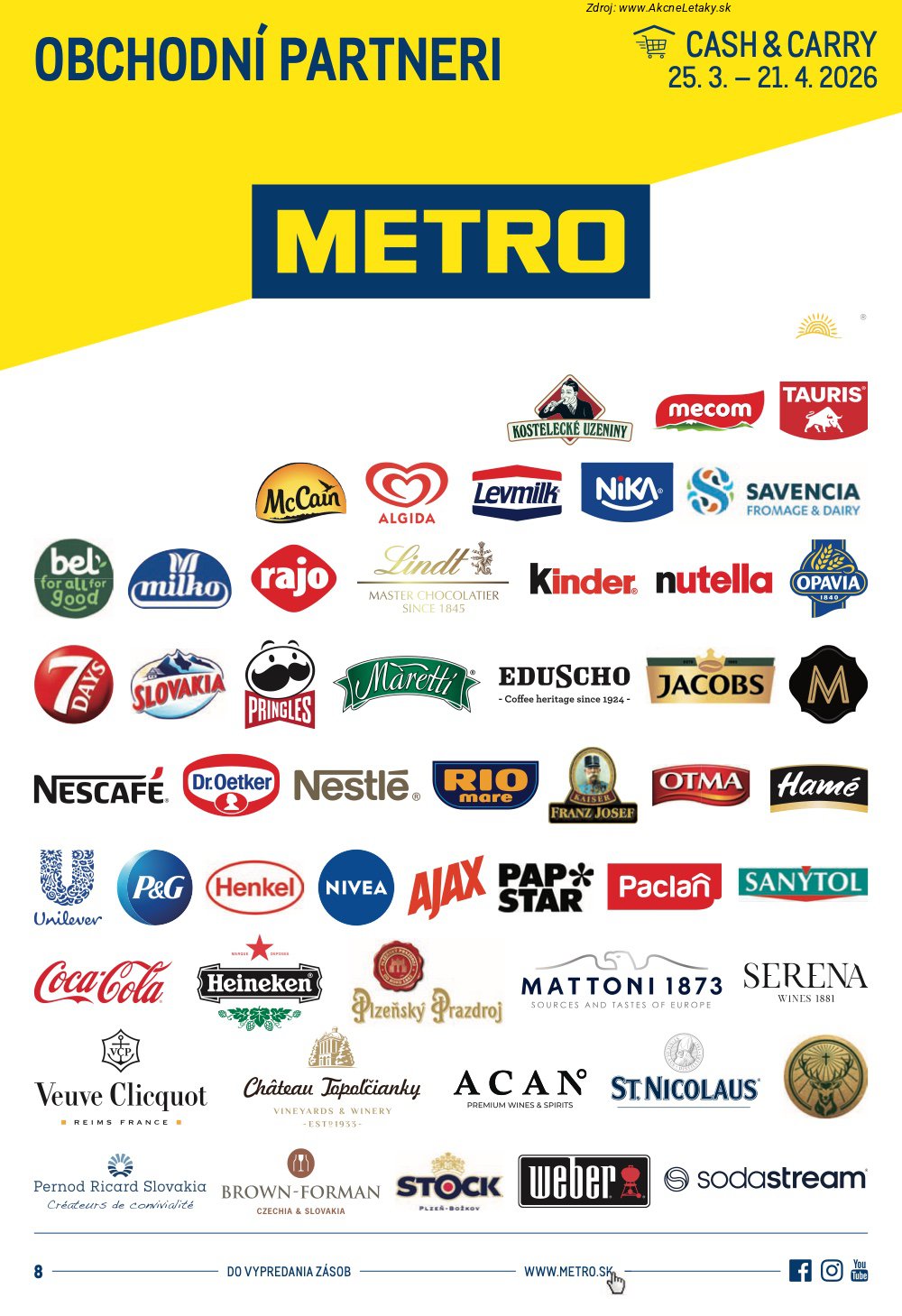 Leták METRO - strana 1