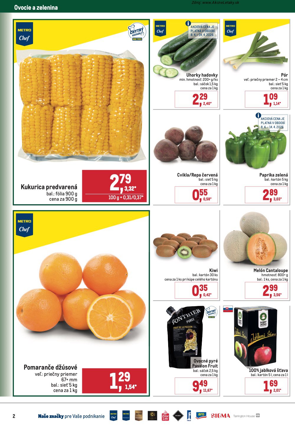 Leták METRO (8. 4. - 21. 4. 2026) - strana 2 z 6
