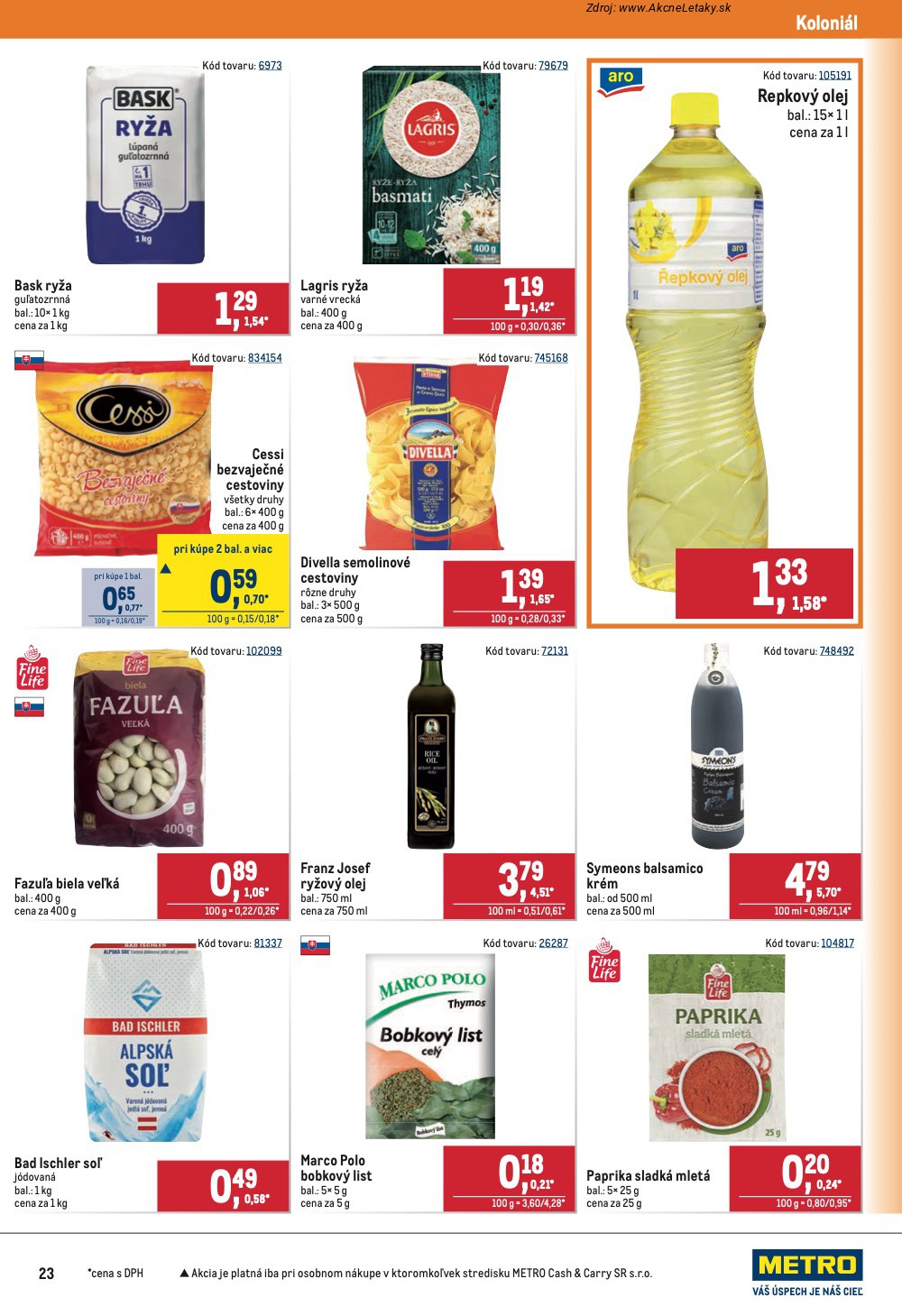Leták METRO (8. 4. - 21. 4. 2026) - strana 23 z 40