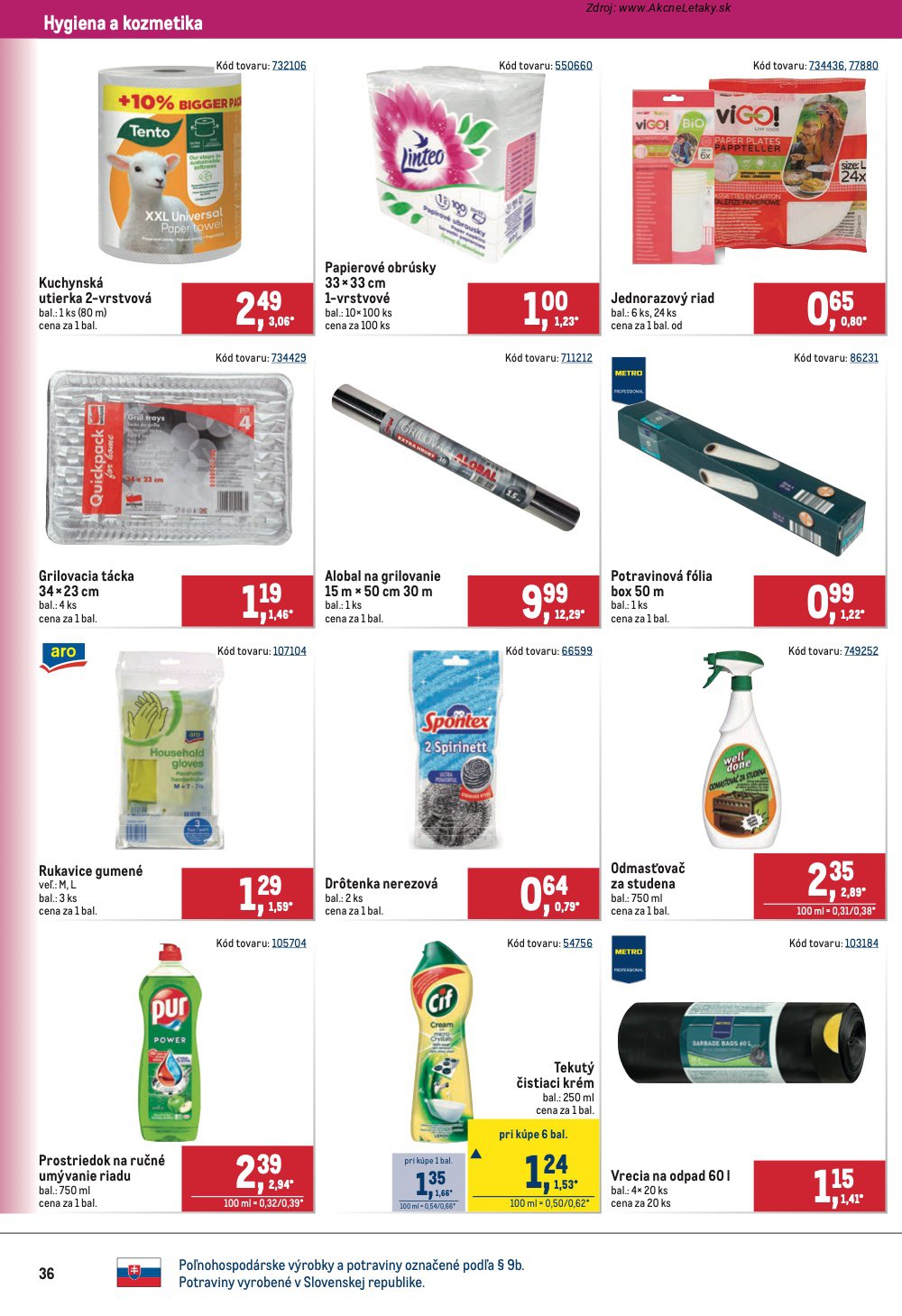 Leták METRO (8. 4. - 21. 4. 2026) - strana 36 z 40