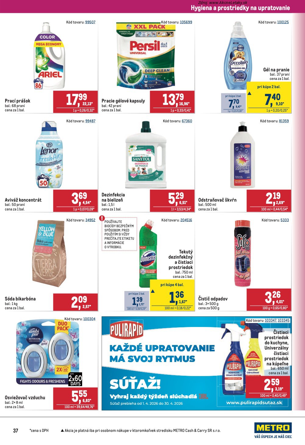Leták METRO (8. 4. - 21. 4. 2026) - strana 37 z 40