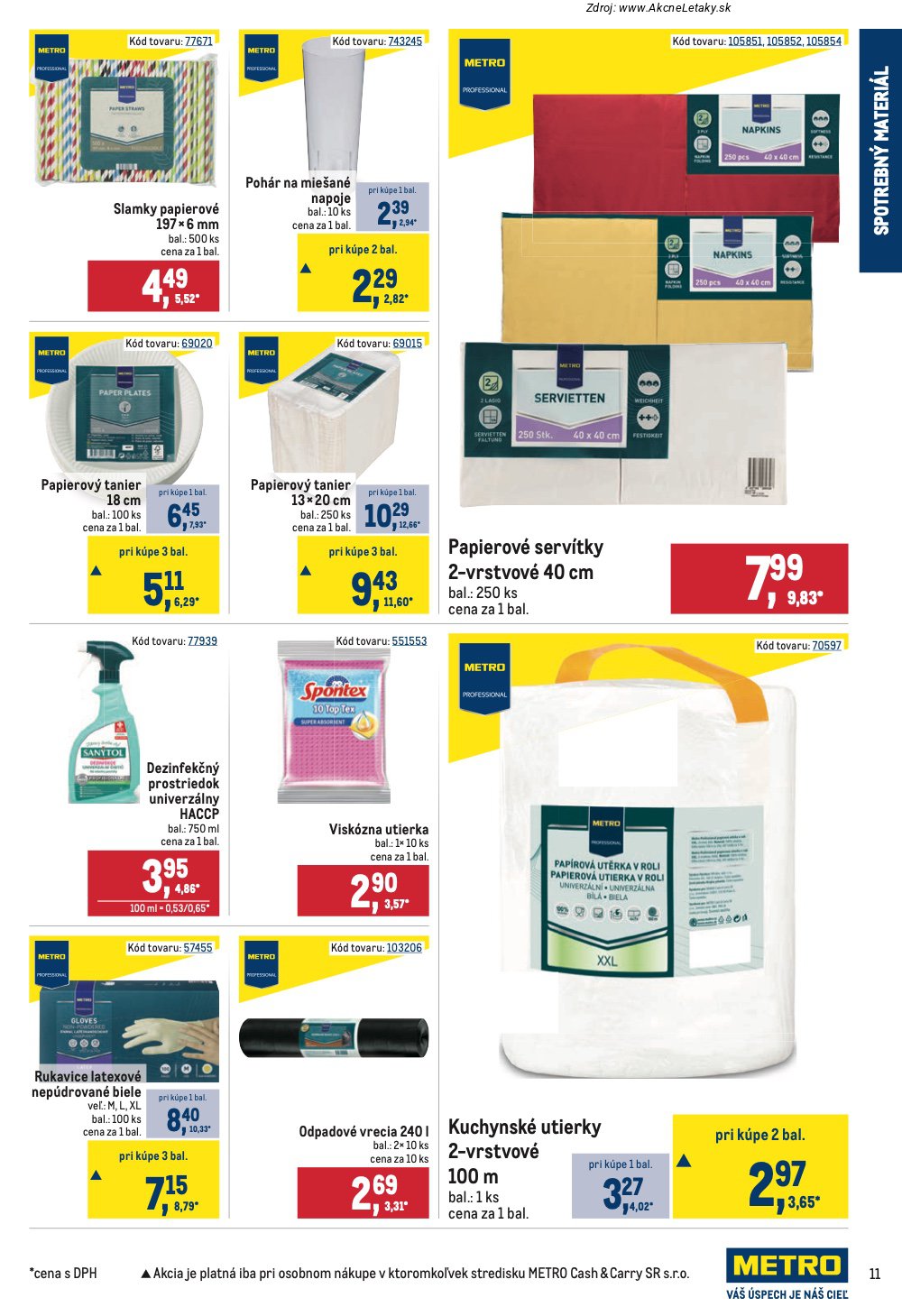Leták METRO (22. 4. - 19. 5. 2026) - strana 11 z 13