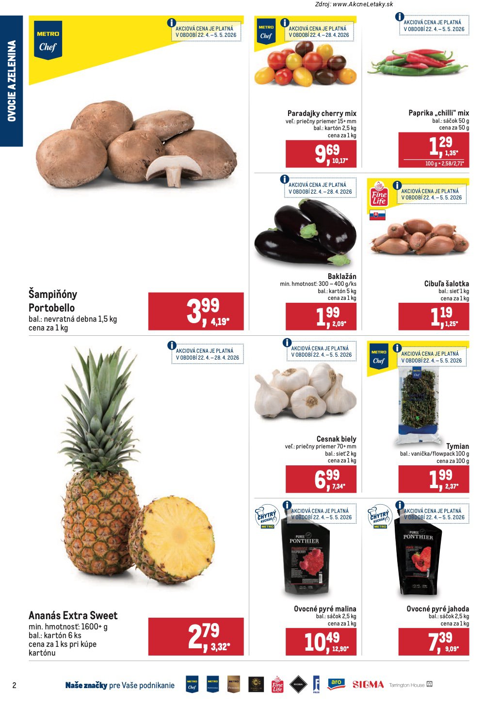Leták METRO (22. 4. - 19. 5. 2026) - strana 2 z 13