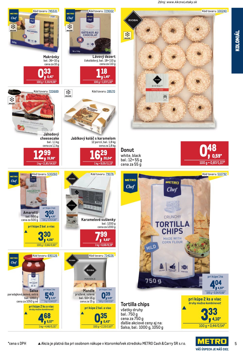 Leták METRO (22. 4. - 19. 5. 2026) - strana 5 z 13