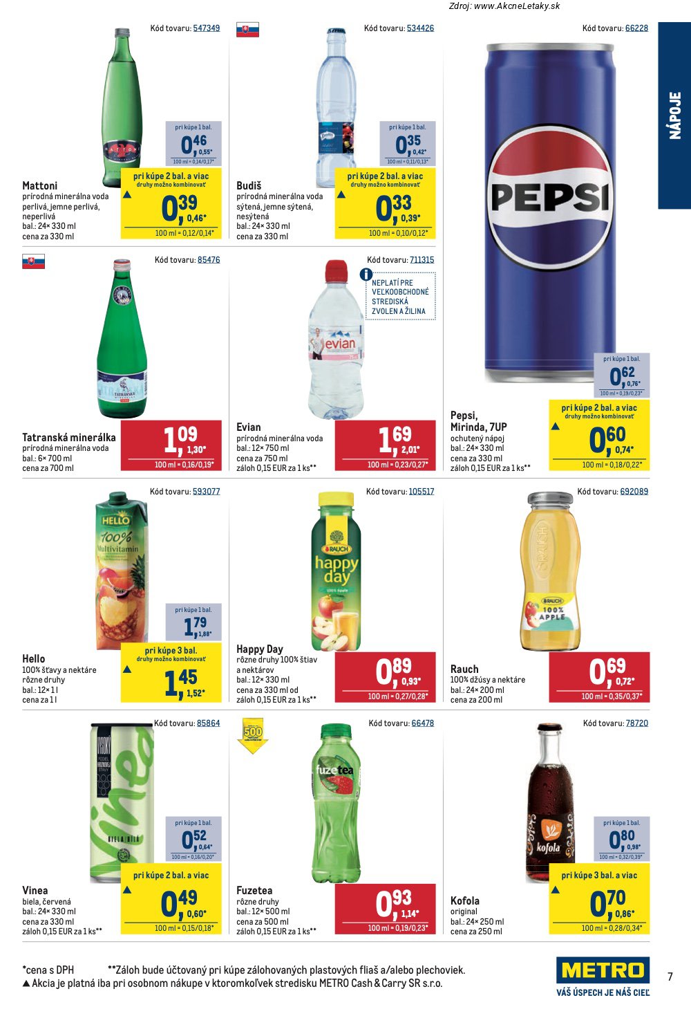 Leták METRO (22. 4. - 19. 5. 2026) - strana 7 z 13