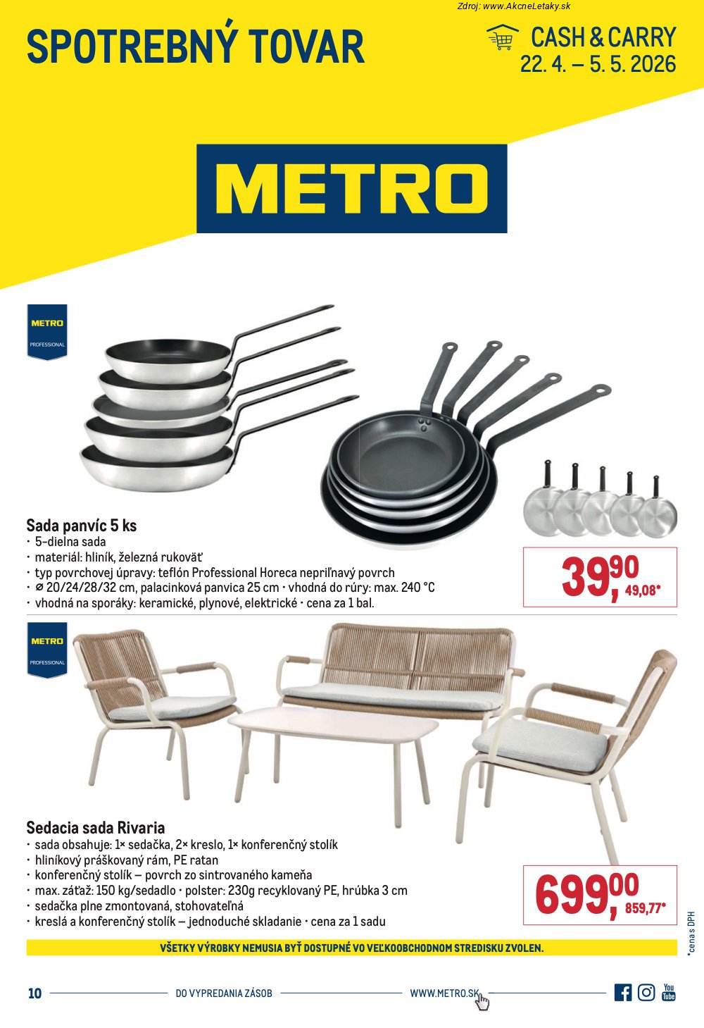 Leták METRO - strana 1