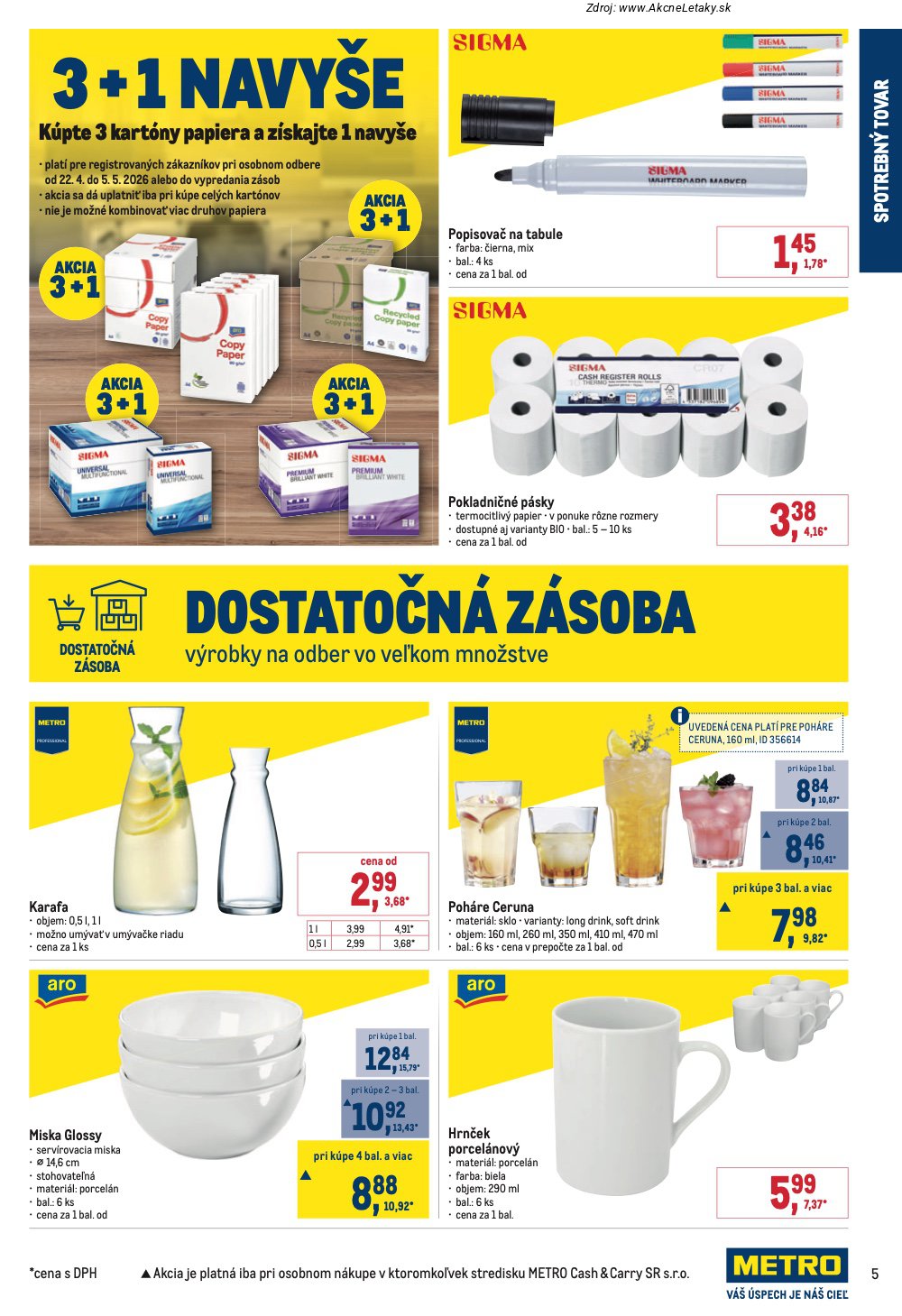 Leták METRO (22. 4. - 5. 5. 2026) - strana 5 z 6