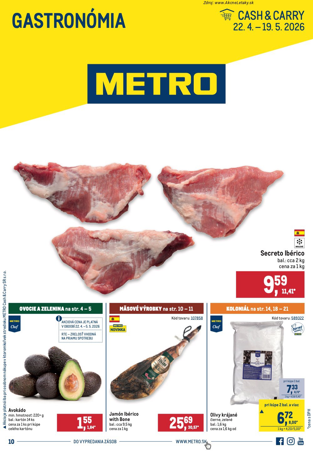 Leták METRO - strana 1