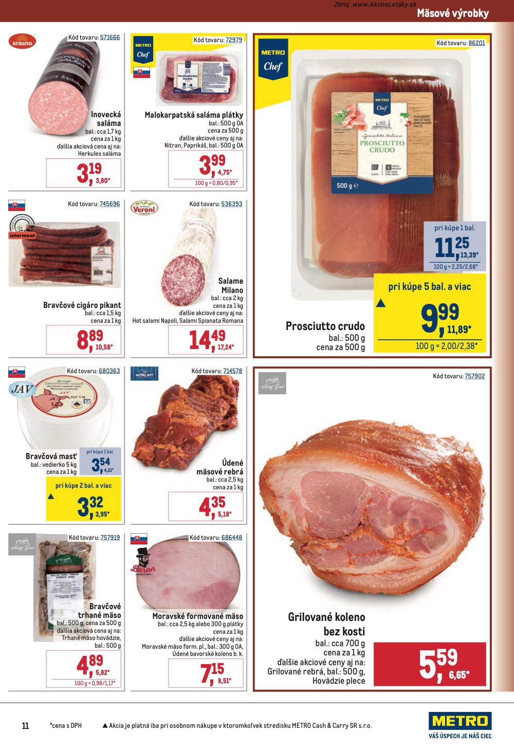 Leták METRO (22. 4. - 19. 5. 2026) - strana 11 z 32