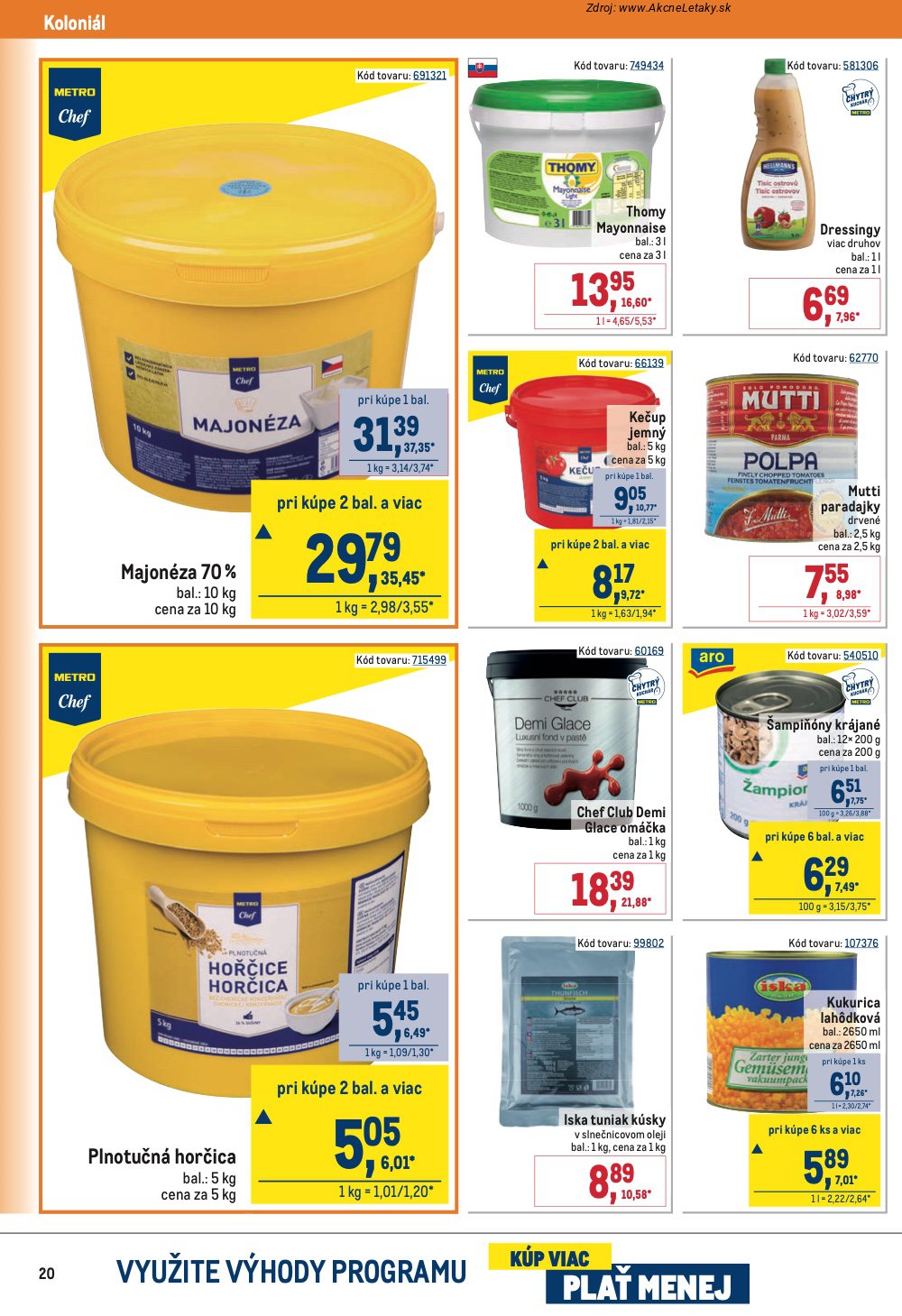 Leták METRO (22. 4. - 19. 5. 2026) - strana 20 z 32