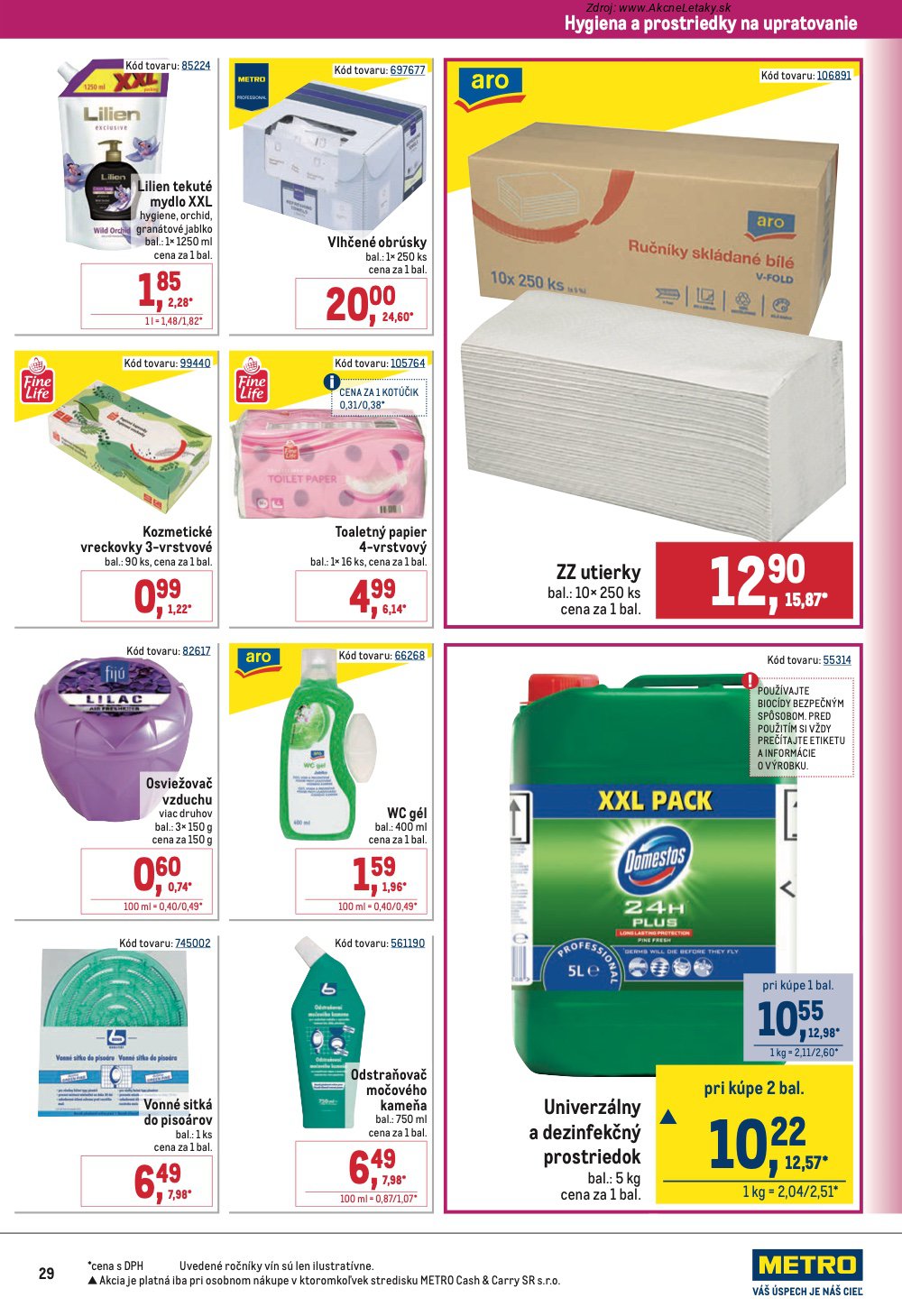 Leták METRO (22. 4. - 19. 5. 2026) - strana 29 z 32