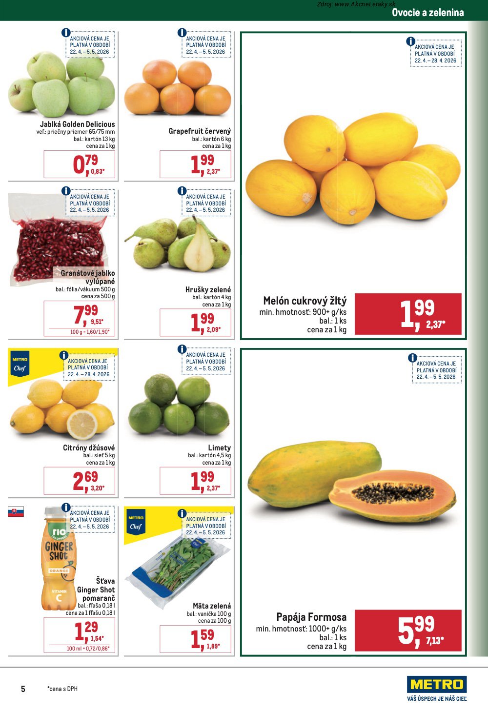 Leták METRO (22. 4. - 19. 5. 2026) - strana 5 z 32